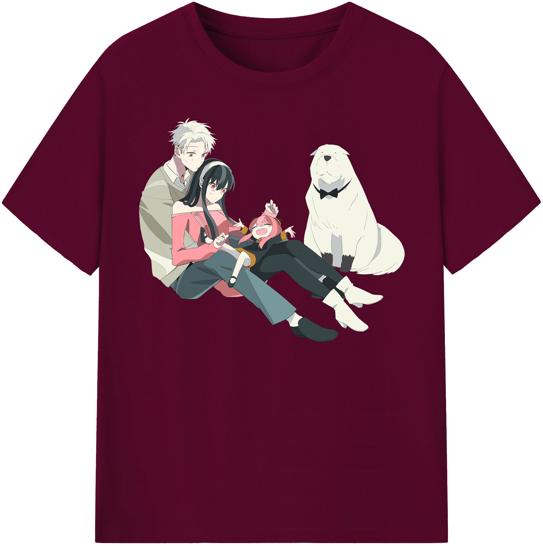 （画像用） SPY×FAMILY间谍家家酒 レディースカジュアルプリントTシャツ（綿100％）